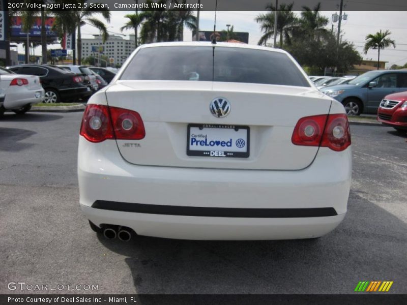 Campanella White / Anthracite 2007 Volkswagen Jetta 2.5 Sedan