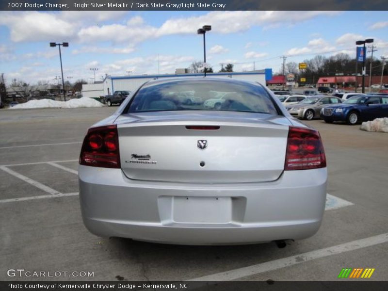 Bright Silver Metallic / Dark Slate Gray/Light Slate Gray 2007 Dodge Charger