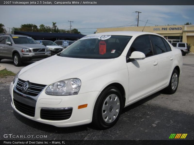 Campanella White / Anthracite 2007 Volkswagen Jetta 2.5 Sedan