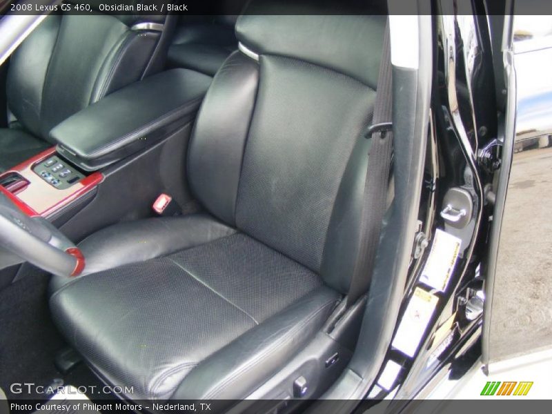 Obsidian Black / Black 2008 Lexus GS 460