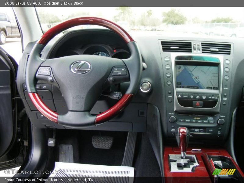 Obsidian Black / Black 2008 Lexus GS 460