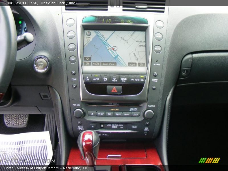Obsidian Black / Black 2008 Lexus GS 460