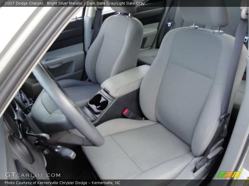 Bright Silver Metallic / Dark Slate Gray/Light Slate Gray 2007 Dodge Charger