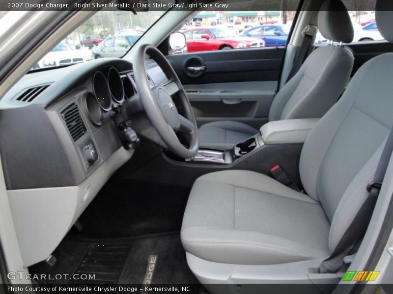 Bright Silver Metallic / Dark Slate Gray/Light Slate Gray 2007 Dodge Charger