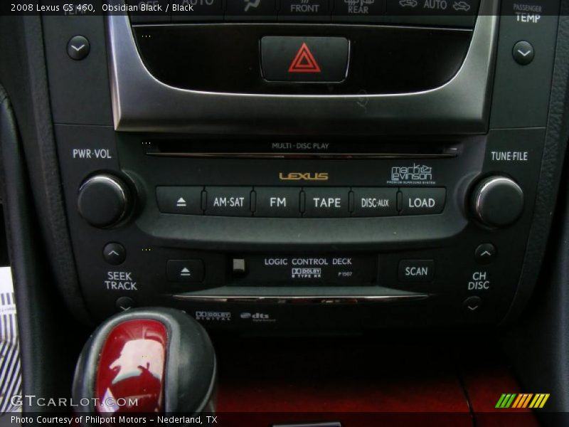 Obsidian Black / Black 2008 Lexus GS 460