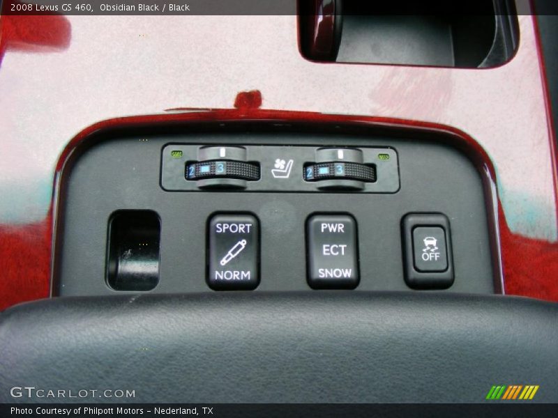 Obsidian Black / Black 2008 Lexus GS 460