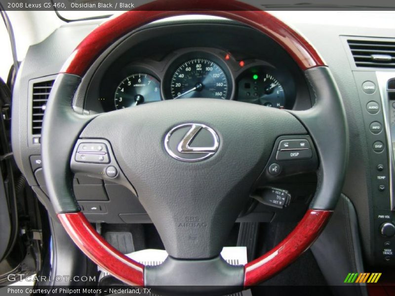 Obsidian Black / Black 2008 Lexus GS 460