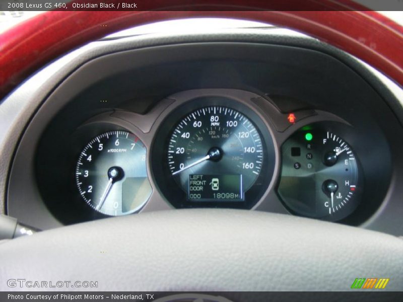 Obsidian Black / Black 2008 Lexus GS 460