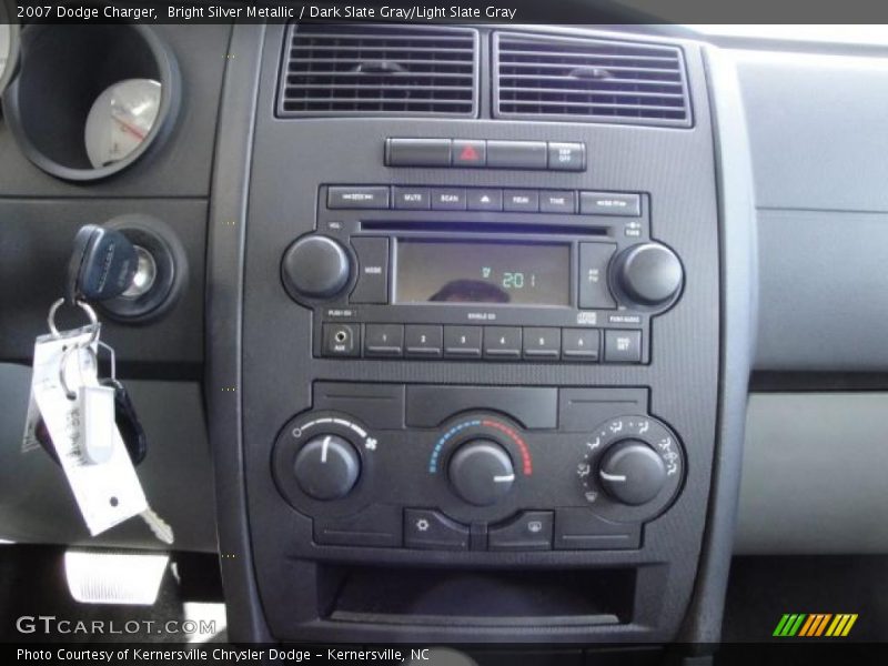 Bright Silver Metallic / Dark Slate Gray/Light Slate Gray 2007 Dodge Charger