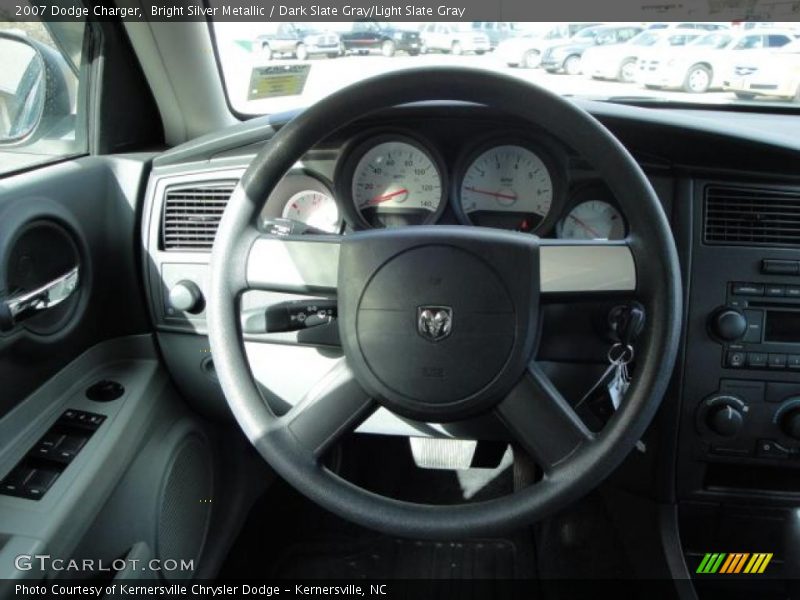Bright Silver Metallic / Dark Slate Gray/Light Slate Gray 2007 Dodge Charger