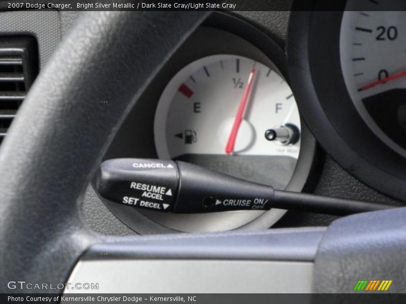 Bright Silver Metallic / Dark Slate Gray/Light Slate Gray 2007 Dodge Charger