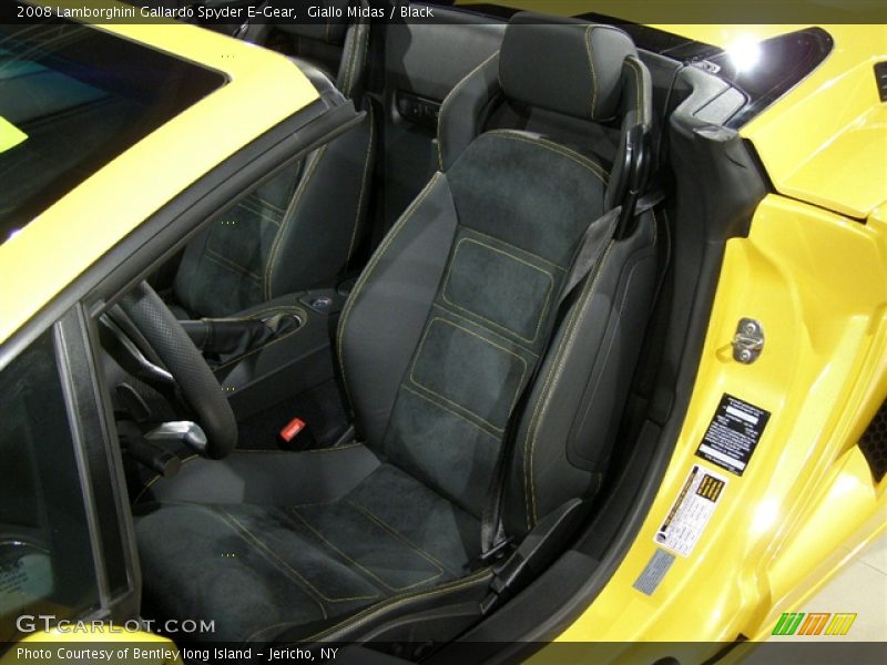 Giallo Midas / Black 2008 Lamborghini Gallardo Spyder E-Gear