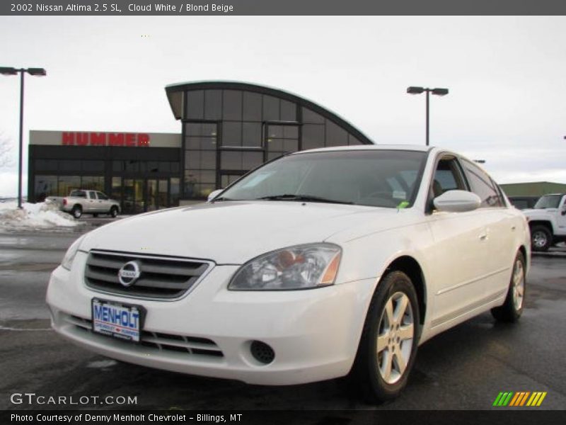 Cloud White / Blond Beige 2002 Nissan Altima 2.5 SL