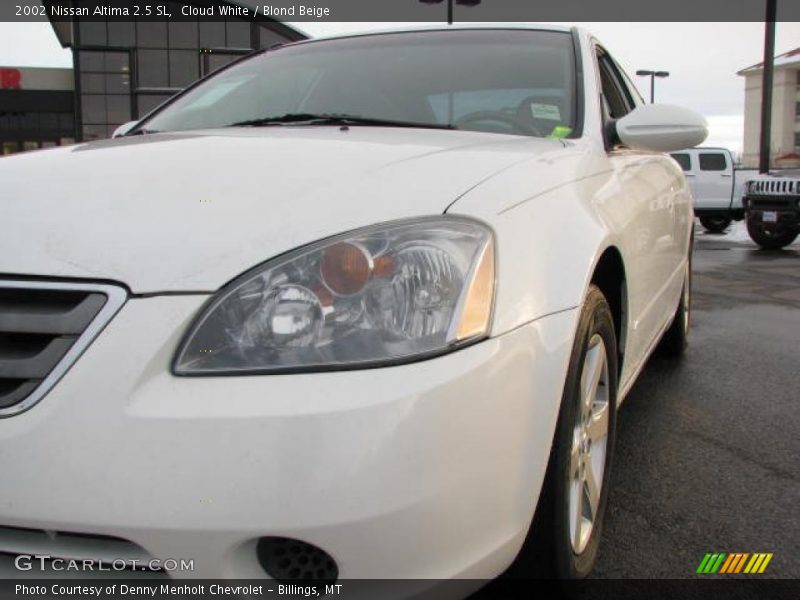 Cloud White / Blond Beige 2002 Nissan Altima 2.5 SL