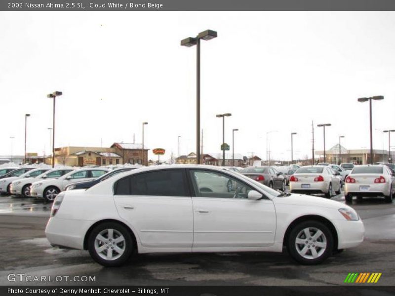 Cloud White / Blond Beige 2002 Nissan Altima 2.5 SL