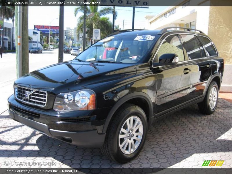 Ember Black Metallic / Sandstone 2008 Volvo XC90 3.2