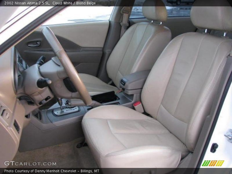 Cloud White / Blond Beige 2002 Nissan Altima 2.5 SL