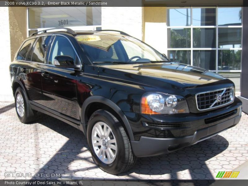 Ember Black Metallic / Sandstone 2008 Volvo XC90 3.2