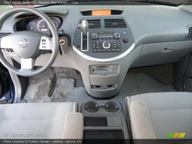 Majestic Blue Metallic / Gray 2008 Nissan Quest 3.5