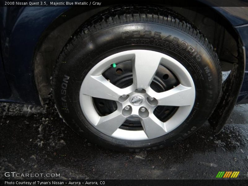Majestic Blue Metallic / Gray 2008 Nissan Quest 3.5