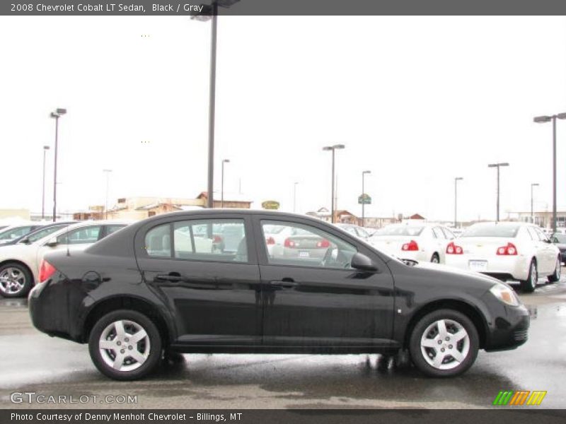 Black / Gray 2008 Chevrolet Cobalt LT Sedan