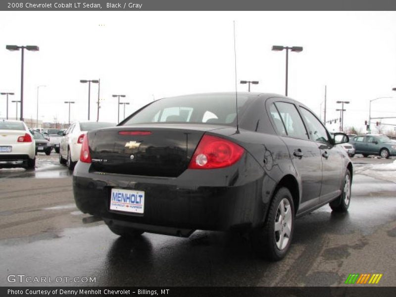 Black / Gray 2008 Chevrolet Cobalt LT Sedan
