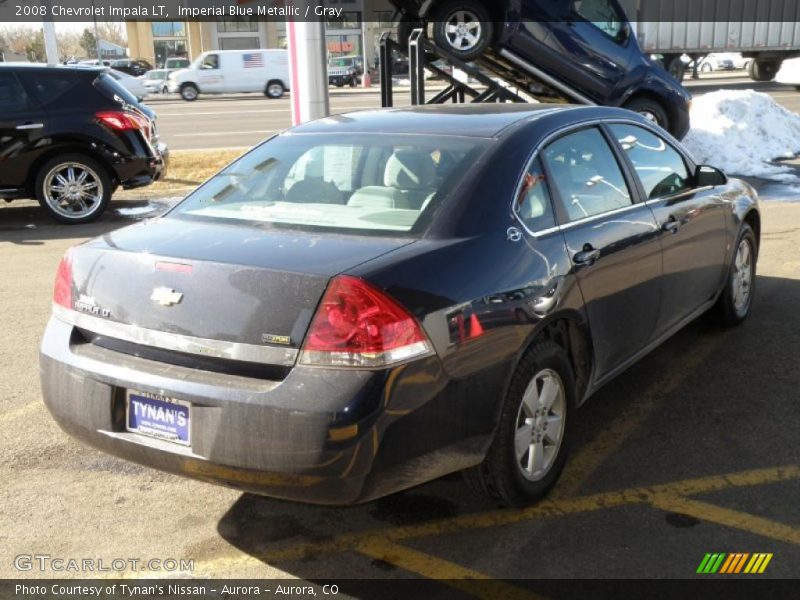 Imperial Blue Metallic / Gray 2008 Chevrolet Impala LT