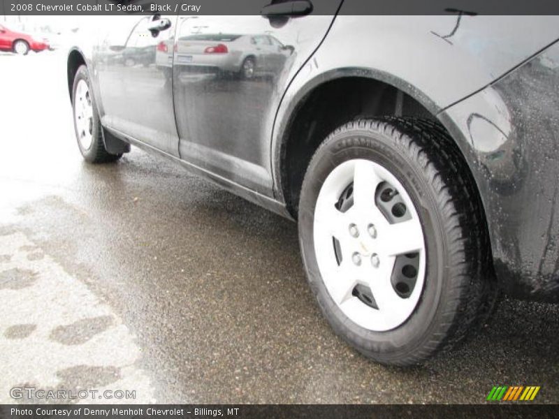 Black / Gray 2008 Chevrolet Cobalt LT Sedan