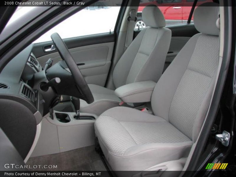 Black / Gray 2008 Chevrolet Cobalt LT Sedan