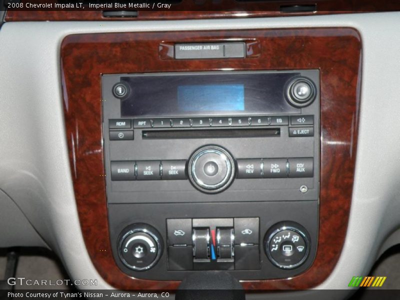 Imperial Blue Metallic / Gray 2008 Chevrolet Impala LT