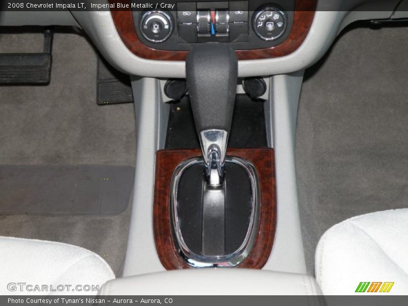 Imperial Blue Metallic / Gray 2008 Chevrolet Impala LT