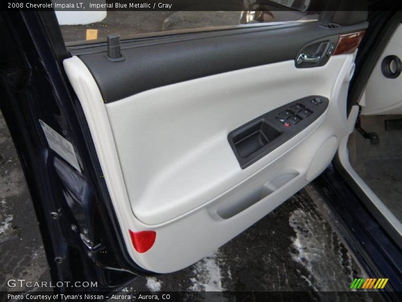 Imperial Blue Metallic / Gray 2008 Chevrolet Impala LT