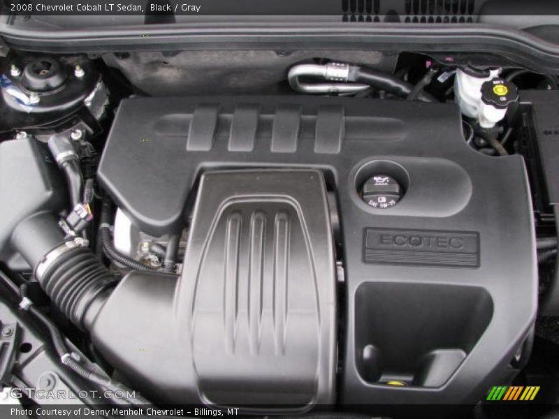 Black / Gray 2008 Chevrolet Cobalt LT Sedan
