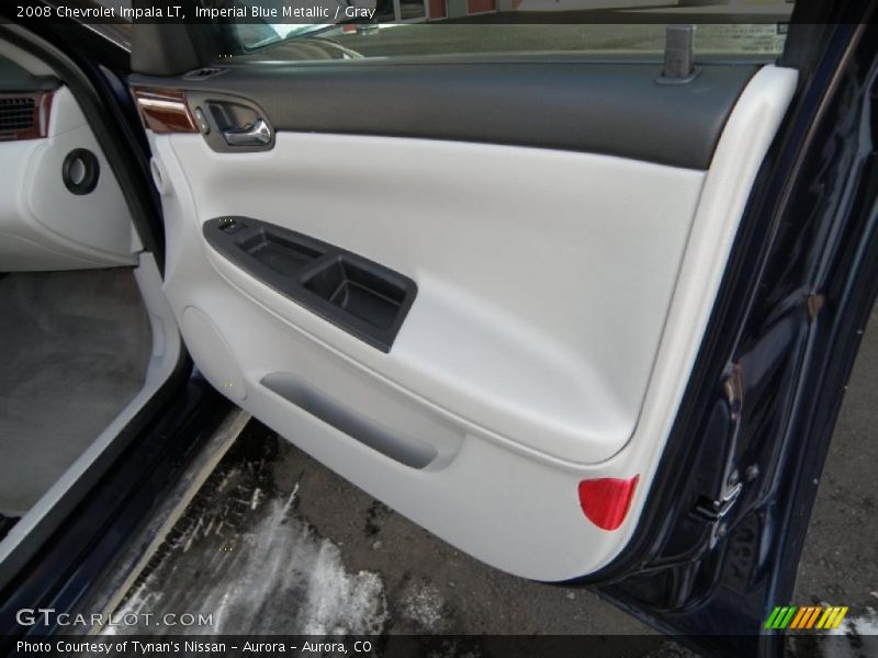 Imperial Blue Metallic / Gray 2008 Chevrolet Impala LT