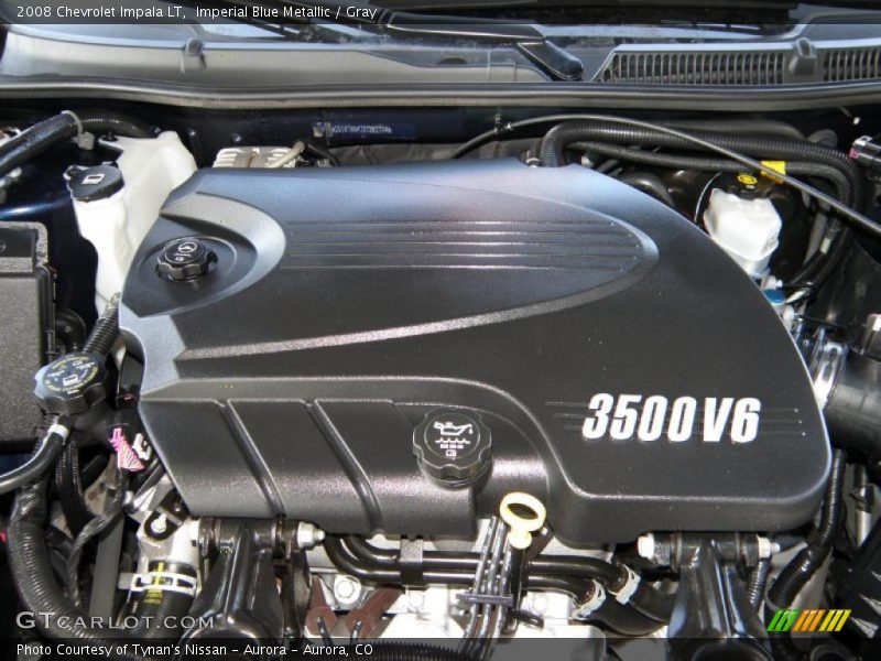 Imperial Blue Metallic / Gray 2008 Chevrolet Impala LT