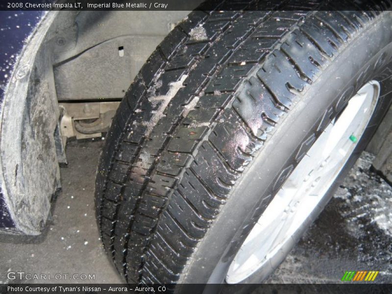 Imperial Blue Metallic / Gray 2008 Chevrolet Impala LT