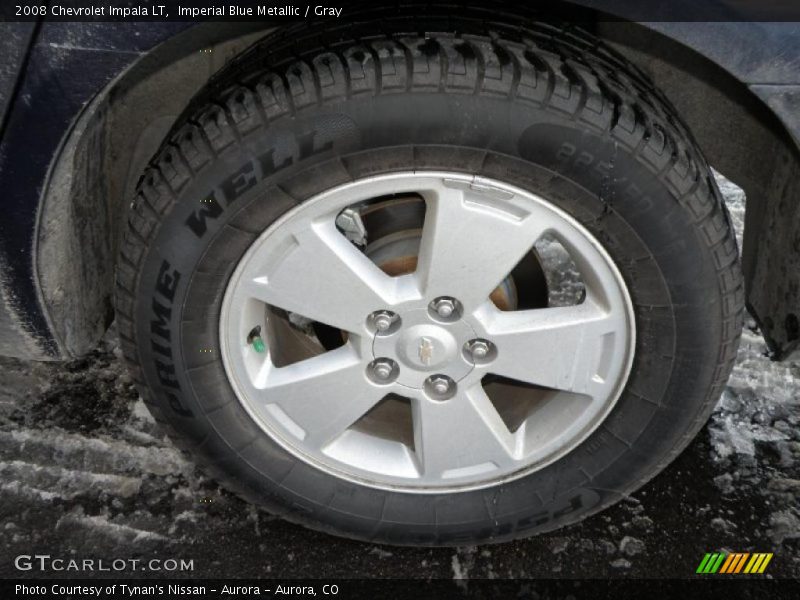 Imperial Blue Metallic / Gray 2008 Chevrolet Impala LT