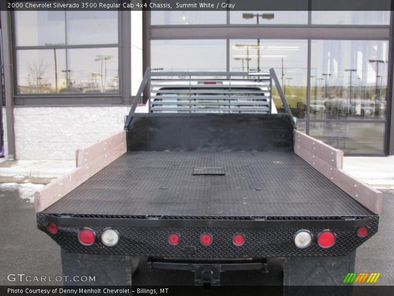 Summit White / Gray 2000 Chevrolet Silverado 3500 Regular Cab 4x4 Chassis
