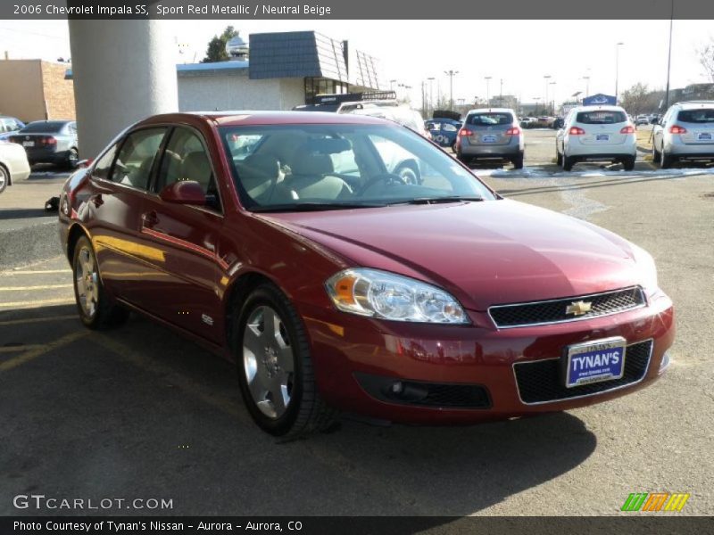 Sport Red Metallic / Neutral Beige 2006 Chevrolet Impala SS