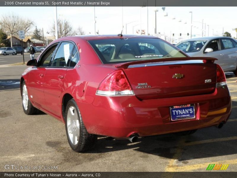 Sport Red Metallic / Neutral Beige 2006 Chevrolet Impala SS