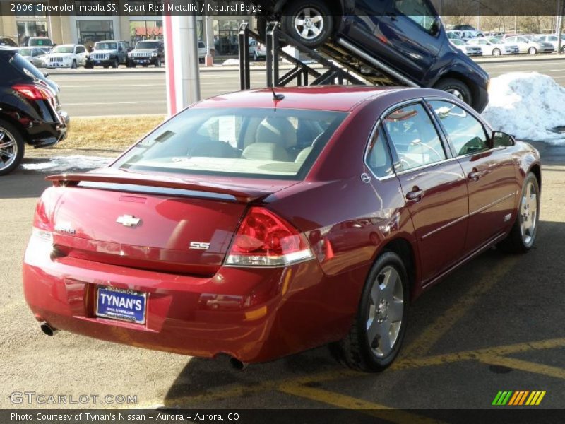 Sport Red Metallic / Neutral Beige 2006 Chevrolet Impala SS