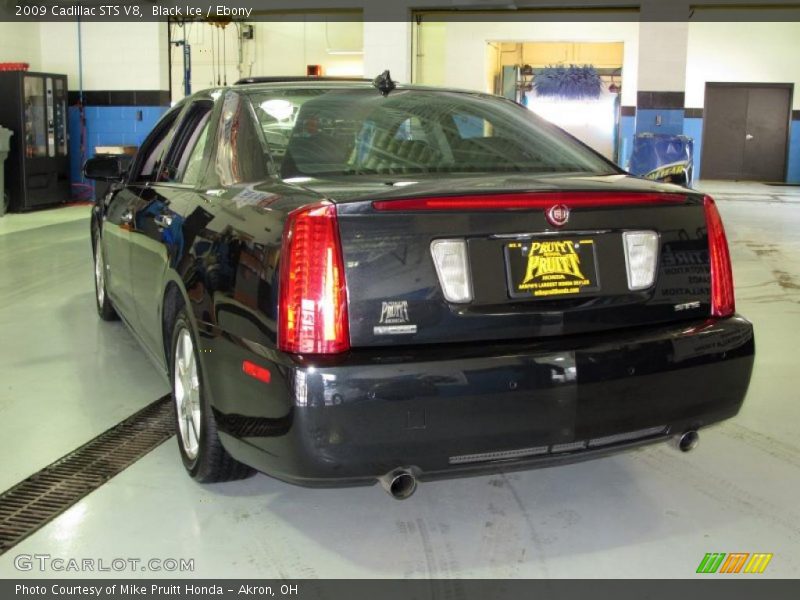 Black Ice / Ebony 2009 Cadillac STS V8