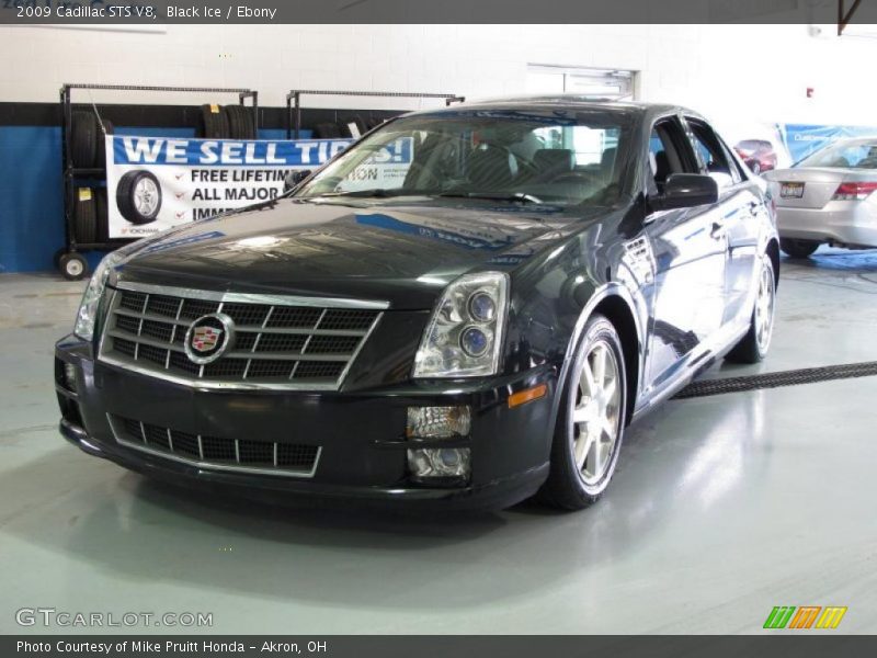 Black Ice / Ebony 2009 Cadillac STS V8