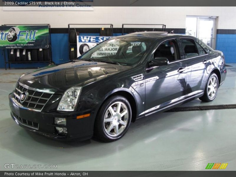 Black Ice / Ebony 2009 Cadillac STS V8