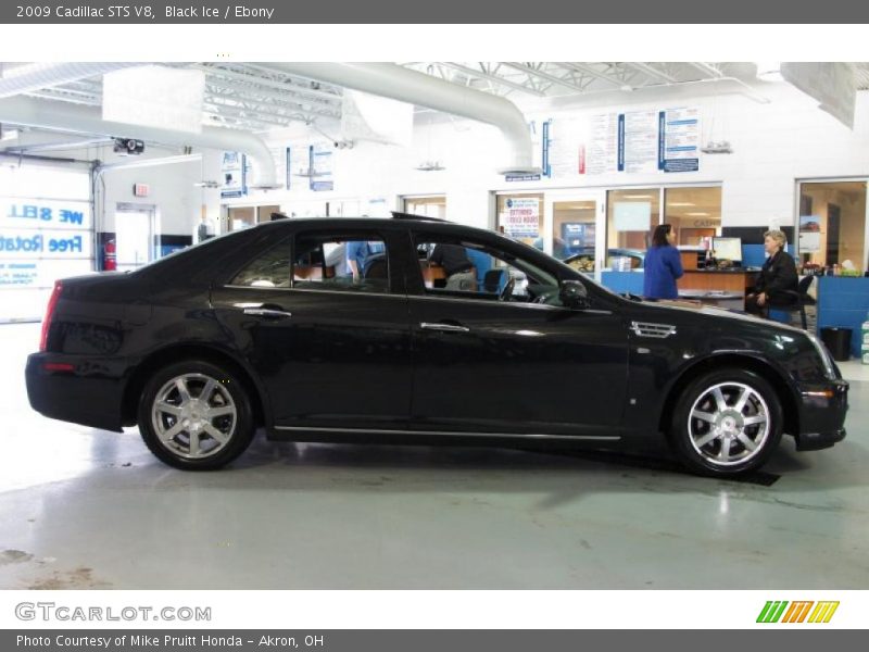 Black Ice / Ebony 2009 Cadillac STS V8