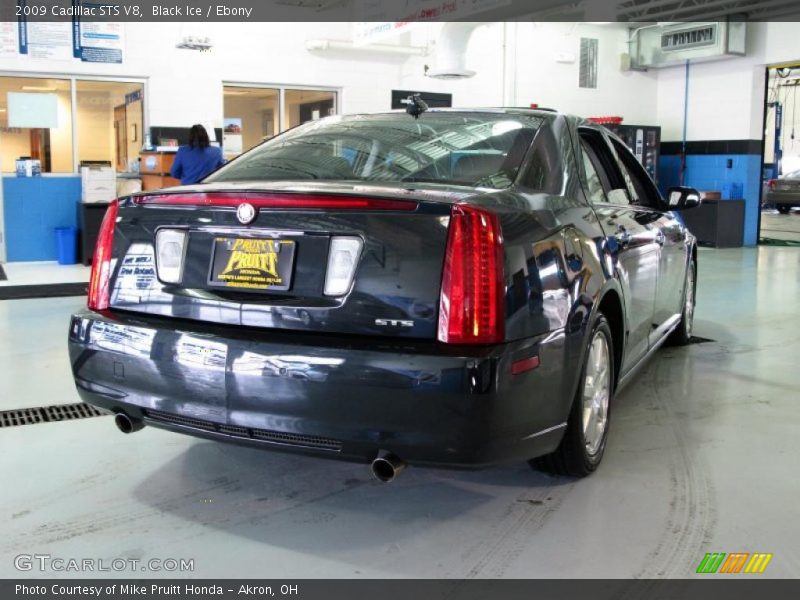 Black Ice / Ebony 2009 Cadillac STS V8