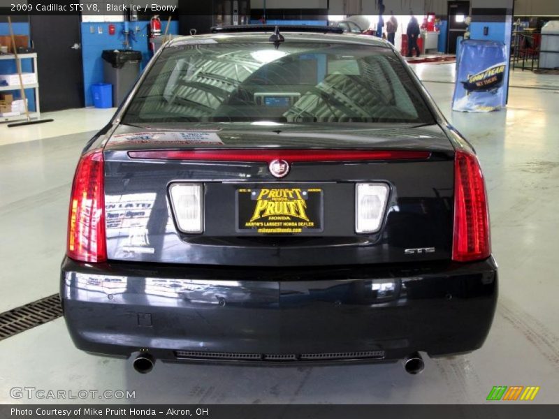 Black Ice / Ebony 2009 Cadillac STS V8