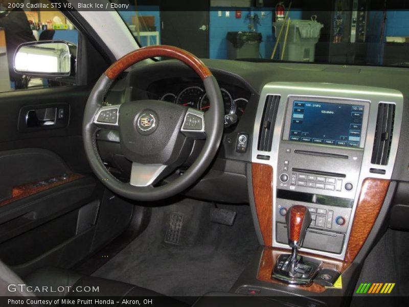 Black Ice / Ebony 2009 Cadillac STS V8