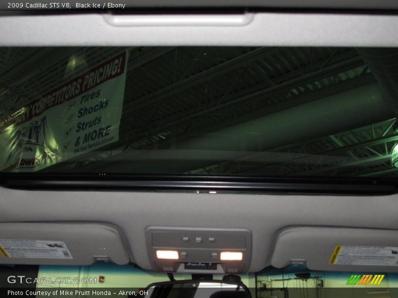 Black Ice / Ebony 2009 Cadillac STS V8