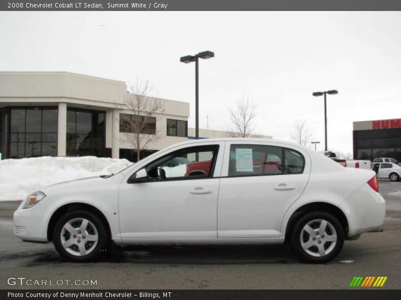 Summit White / Gray 2008 Chevrolet Cobalt LT Sedan